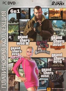 Комп'ютерна гра Grand Theft Auto. Антологія 6в1 (PC DVD) (2 DVD)
