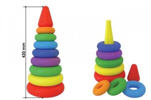 Іграшка "Пірамідка видувна 2" (сітки) (ТехноК)
