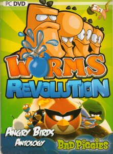Комп'ютерна гра Worms Revolution. Bad Piggies. Angry Birds (PC DVD)