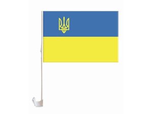 Прапор України на бокове скло авто "Україна Тризуб" 781012