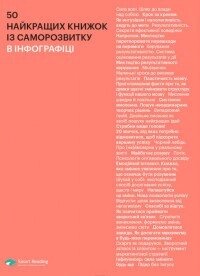 Книга 50 найкращих книжок із саморозвитку в інфографіці (Моноліт)