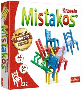 Настільна гра Міstakos Стільчики для 4-ох гравців 02321 (Trefl)