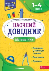 Книга Наочний довідник. Математика. 1–4 класи. Автор - Ірина Марченко (АССА)