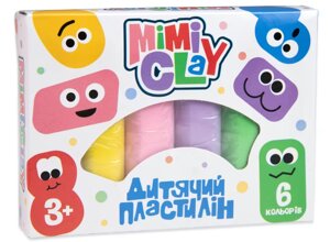 Набір для креативної творчості Mimi clay 6 кольорів (великий) 30423 (Strateg)
