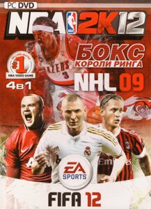 Комп'ютерна гра 4в1: NBA 2K12. FIFA 12. NHL 09. Бокс. Королі рингу (PC DVD)