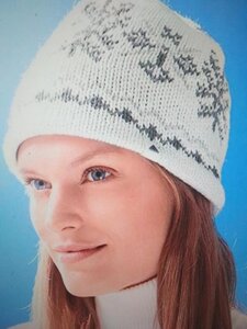 В'язана жіноча шапка на флісі Tchibo Німеччина