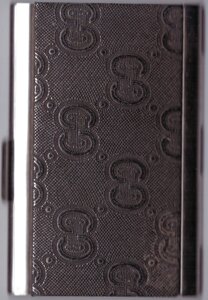 Візитниця металева з малюнком 9,3 х5, 9х1, 4см