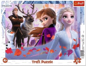 Пазли Рамкові - Крижане серце-2. Пригоди у країні льоду. Disney Frozen 2 (25 ел.) 31345 (Trefl)