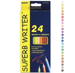Олівці кольорові Superb Writer. 24 кольори 4100-24CB (Marco)