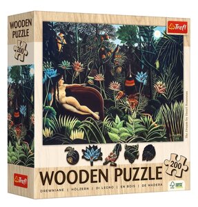 Пазли Wooden Puzzle. Мрія. Анрі Руссо. The Dream - Henri Rousseau (200 ел.) 20253 (Trefl)