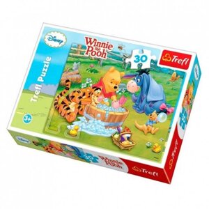 Пазли Вінні Пух. Купання П’ятачка. Disney Winnie the Pooh (30 ел.) 18198 (Trefl)