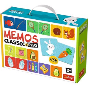 Настільна гра Memos Classic&Plus: Logic. Мемос Класичний Плюс: Логіка 02272 (Trefl)