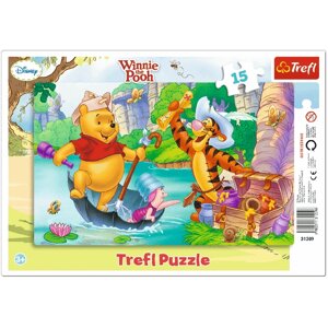 Пазли Рамкові - Вінні Пух. Полювання за скарбами. Disney Winnie the Pooh (15 ел.) 31209 (Trefl)