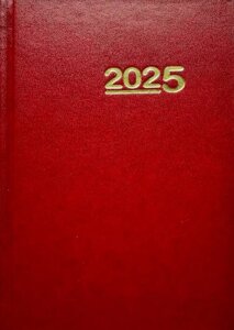 Календар на 2025 рік - щоденник. Червоний (Свічадо)