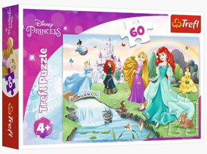 Пазли Впізнай принцесу. Disney Princess (60 ел.) 17361 (Trefl)