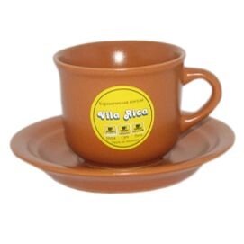 Чашка чайна з блюдцем TERRACOTTA (200мл) Бразилія