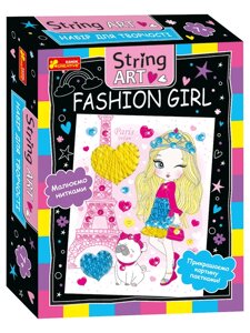 Набір для творчості. String ART. Fashion girl (Ранок)
