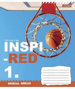 Зошит у клітинку 48арк. 765992 серія "Inspired" (1 Вересня) (10 шт. в уп.)