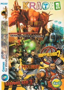 Комп'ютерна гра 4в1: Borderlands 2. Krater: Shadows over Solside. Serious Sam 3 (PC DVD)