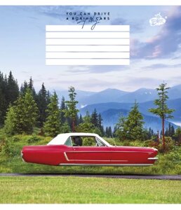 Зошит в клітинку 48арк. №2333 серія "Арт Авто" (Бріск) (15 шт. в уп.)