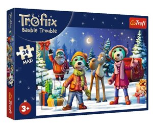 Пазли Maxi Трефлики на зимових канікулах (24 ел.) 14375 (Trefl)