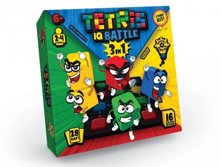 Розважальна гра Tetris IQ battle 3in1 G-TIB-02U (Danko Toys) (укр.) від компанії Книгарня БУККАФЕ - фото 1