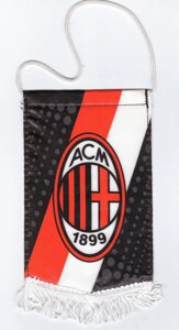 Вимпел AC Milan FC - Stripe Pennant WH