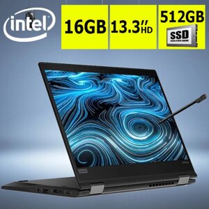 Ноутбук Lenovo ThinkPad X390 Yogа Intel Core i5-8265U 13.3 16GB DDR4 512GB SSD + Cтілус!
