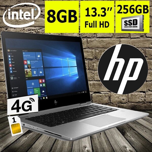 Новинка! Ноутбук HP EliteBook X360 13.3"  1030 G2 i5-7200u 8Gb/256SSD + Підтримка сім карт! від компанії Uplanshet - фото 1