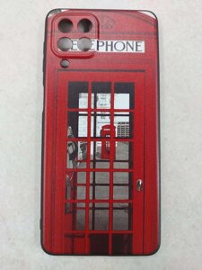 Чохол-бампер силіконовий для Samsung M53 із принтом Red Telephone Kiosk