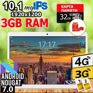 Планшет-телефон з 3GB ОЗУ MT104 4G IPS 10'' 3/32 (Полегшений) + Карта пам'яті 32ГБ!