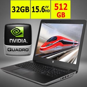 Ігровий! Ноутбук HP ZBook 15 G3 Intel Xeon E3-1505M v5 (Nvidia Quadro M2000M 4GB) 32GB DDR4 512GB SSD