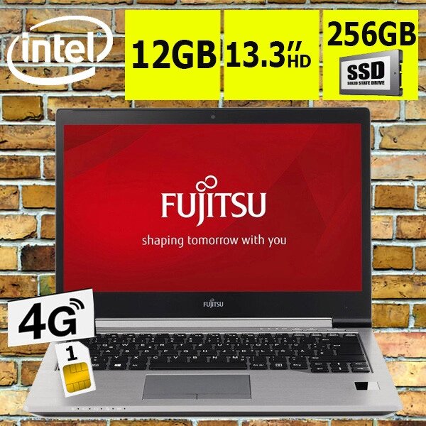 Сенсорний ноутбук Fujitsu LIFEBOOK S936 i5-6300U 13,3'' 12GB DDR4 256GB SSD + Слот для цих карт! від компанії Uplanshet - фото 1