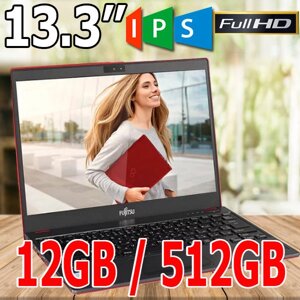 Сенсорний ноутбук fujitsu lifebook U938 red i7-8650U 13,3 12GB DDR4 512GB SSD