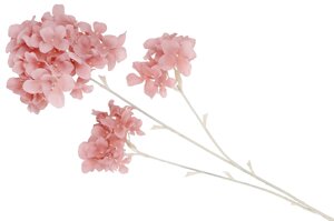 Декоративна гілка Гортензії рожева 84см Гранд Презент 709-573