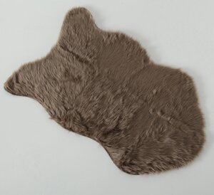 Декоративний килимок акрил коричневий 90*60 см Гранд Презент 1008954-2К