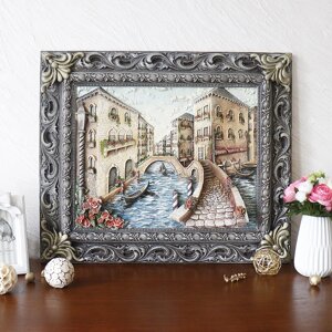 Картина рельєфна Венеція місток Гранд Презент КР 905 цветная