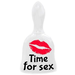 Дзвіночок керамічний "Time for sex" 12*6.5 см Гранд Презент GP-AA-B-017