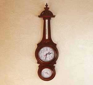 Настінні годинники, барометр, термометр прямокутний Гранд Презент 8/780 х 250 х 80