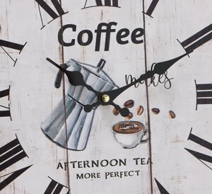 Настінний годинник МДФ коричневий d34см Гранд Презент 1021691-1 кофе
