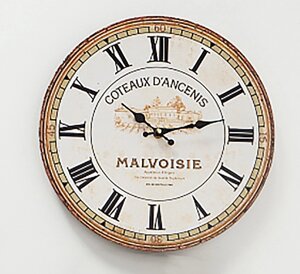 Настінний годинник Прованс МДФ сірий d34см Гранд Презент 1021690-1 ферма