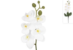Орхідея латексна біла 36см Гранд Презент 713040