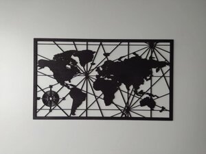 Панно Карта світу 61*36 см Гранд Презент 45