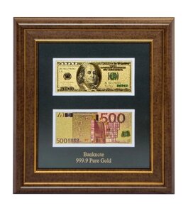 Панно USA+Euro (Долар+Євро) золото 31*33 см Гранд Презент ГП60536(601818)