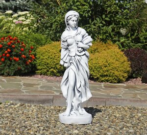 Садова фігура Богиня Осені 82х24х24 см Гранд Презент ССП12039 Сірий
