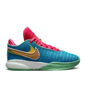 Підліткові баскетбольні кросівки Nike LeBron XX (20) Laser Blue