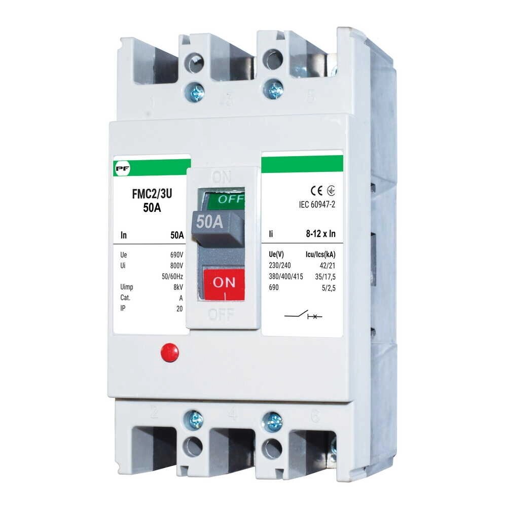 Автоматичний вимикач Промфактор FMC2/3U 50А 8-12In ( FMC23U0050 ) від компанії ТД "Електростар" - фото 1