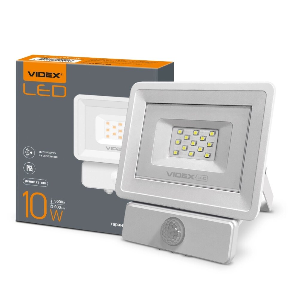 LED прожектор VIDEX 10W 5000K Сенсорний від компанії ТД "Електростар" - фото 1