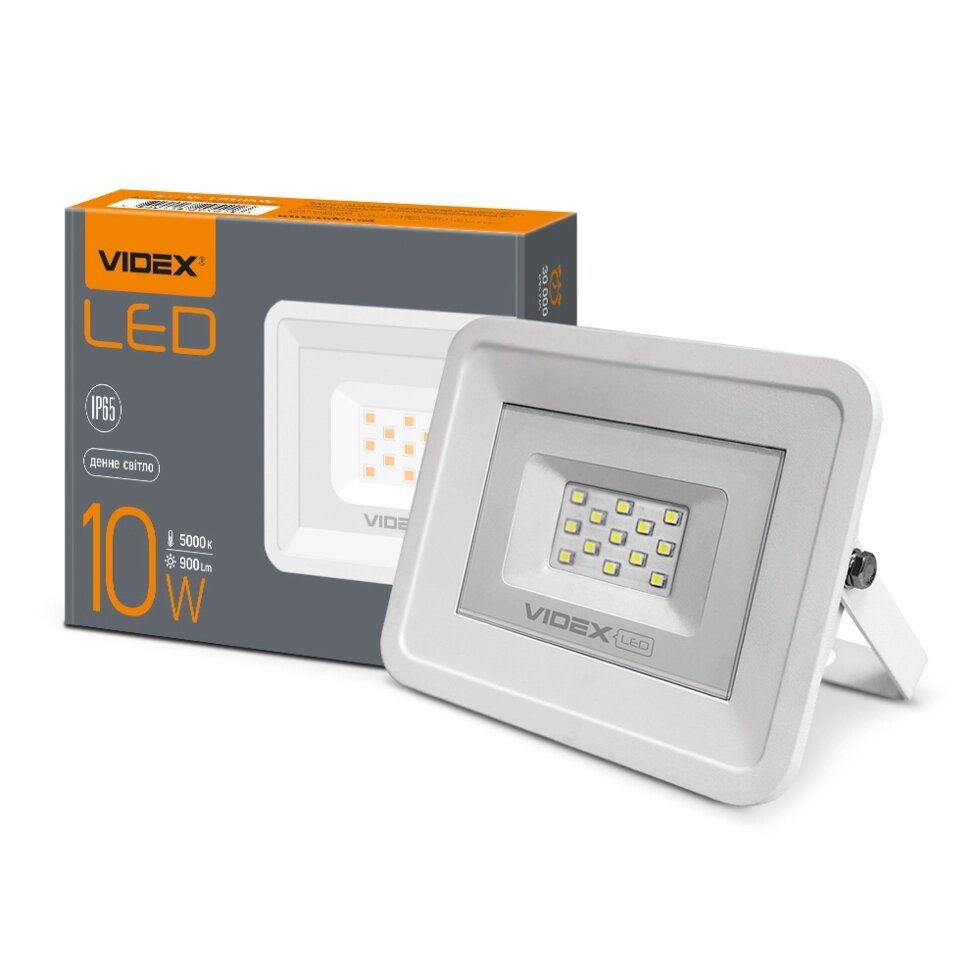 LED прожектор VIDEX 10W 5000K від компанії ТД "Електростар" - фото 1