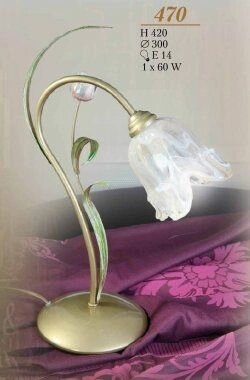 Настільна лампа Тюльпани 470/1 від компанії ТД "Електростар" - фото 1